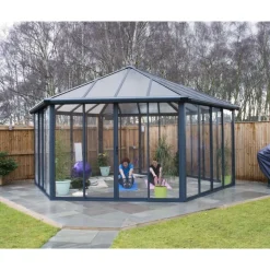 Canopia Gazebo*Garda Gazebo Chiuso in Alluminio 5.2X6 m