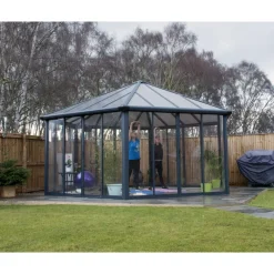 Canopia Gazebo*Garda Gazebo Chiuso in Alluminio 5.2X6 m