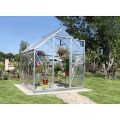 Canopia Serra Da Giardino Canopia*Harmony Trasparente Serra Da Giardino in Policarbonato 186X185X208 cm Argento