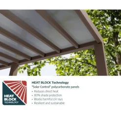 Canopia Pergole*Helsinki Pergola 3 X 6 m Pergola in Legno di Cedro