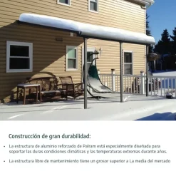 Canopia Pergole*Helsinki Pergola 3 X 8.6 m Pergola in Legno di Cedro