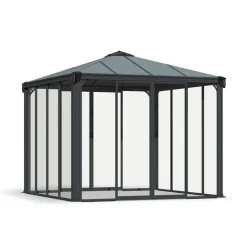 Canopia Gazebo*Ledro Gazebo Chiuso in Alluminio 3X3 m