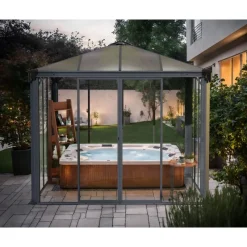 Canopia Gazebo*Ledro Gazebo Chiuso in Alluminio 3X3 m