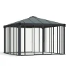 Canopia Gazebo*Ledro Gazebo Chiuso in Alluminio 3.6X3.6 m