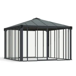 Canopia Gazebo*Ledro Gazebo Chiuso in Alluminio 3.6X3.6 m