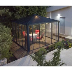 Canopia Gazebo*Ledro Gazebo Chiuso in Alluminio 3.6X3.6 m