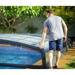 Canopia Coperture Per Piscina*Majorca CoPertura Telescopica de Policarbonato & Alluminio Per Piscina 6X4 m