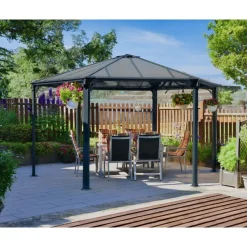 Canopia Gazebo*Monaco Gazebo Esagonale in Alluminio 3.6X4 m