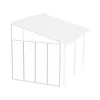 Canopia Accessori Canopia|Pergole*3 m Parete laterale Pergola Bianco