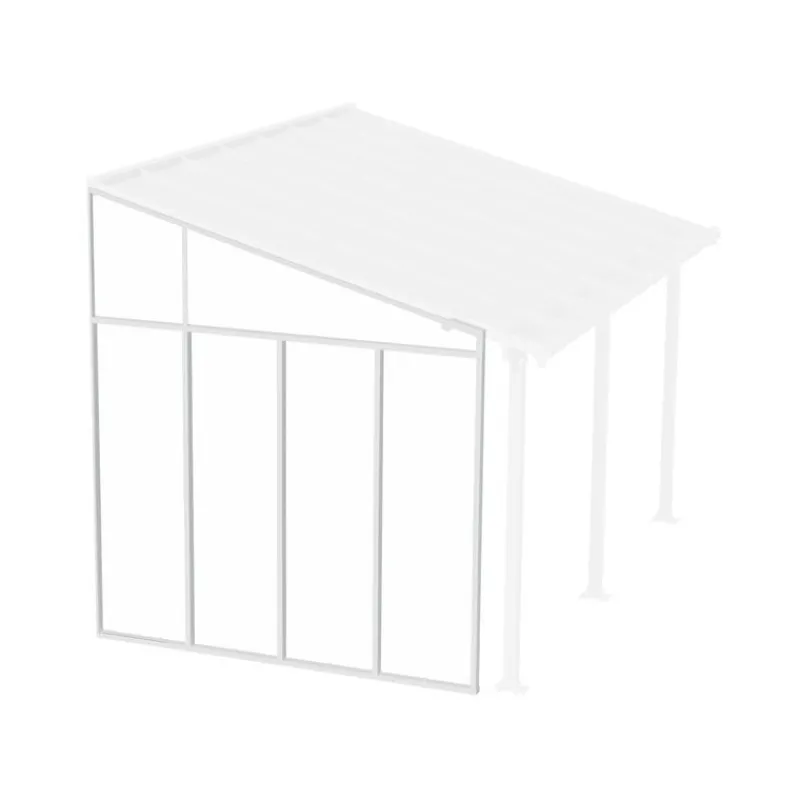 Canopia Accessori Canopia|Pergole*3 m Parete laterale Pergola Bianco