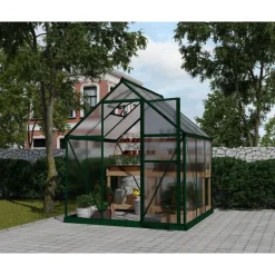 Canopia Serra Da Giardino Canopia*Mythos Doppio Strato Serra Da Giardino in Policarbonato 186X185X208 cm Verde