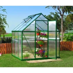 Canopia Serra Da Giardino Canopia*Mythos Doppio Strato Serra Da Giardino in Policarbonato 186X185X208 cm Verde