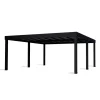 Canopia Carport*OSLO in Alluminio 6X6 m Nero