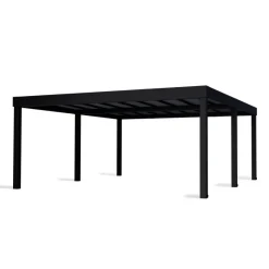 Canopia Carport*OSLO in Alluminio 6X6 m Nero