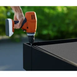 Canopia Carport*OSLO in Alluminio 6X6 m Nero