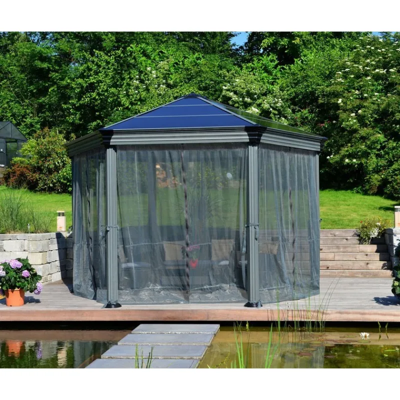 Canopia Accessori Canopia|Gazebo*Rete Antizanzare Esagonale Per Gazebo Monaco / Roma 2.3X2.2 m