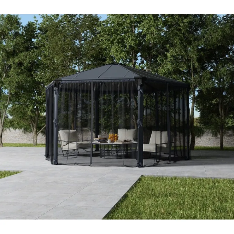 Canopia Accessori Canopia|Gazebo*Rete Antizanzare Esagonale Per Gazebo Monaco / Roma 2.3X2.2 m