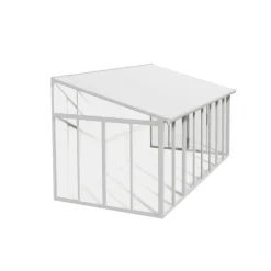 Canopia Verande|Pergole*San Remo Pergola Chiusa in Alluminio 3X5.6 m Bianco