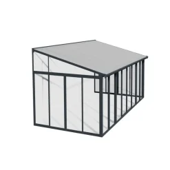 Canopia Verande|Pergole*San Remo Pergola Chiusa in Alluminio 3X5.6 m Grigio