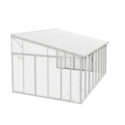 Canopia Verande|Pergole*San Remo Pergola Chiusa in Alluminio 4X4.4 m Bianco