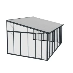Canopia Verande|Pergole*San Remo Pergola Chiusa in Alluminio 4X4.4 m Grigio