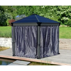 Canopia Accessori Canopia|Gazebo*Set Di Tende Esagonali Per Gazebo Monaco / Roma 2.3X2.2 m