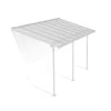 Canopia Pergole*Sierra Pergola Addossata in Alluminio 2.3X4.5 m Bianco