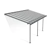 Canopia Pergole*Sierra Pergola Addossata in Alluminio 3X6.2 m Grigio