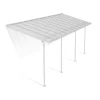 Canopia Pergole*Sierra Pergola Addossata in Alluminio 2.3X6.7 m Bianco