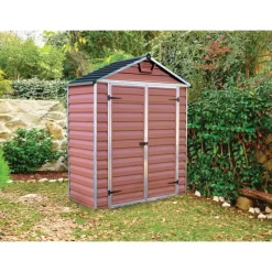 Canopia Casette Da Giardino Piccole*Skylight Casetta Da Giardino in Policarbonato 90X185X217 cm Ambra