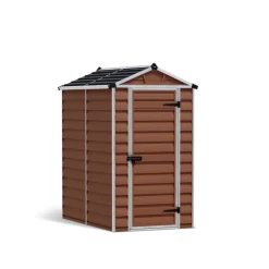 Canopia Casette Da Giardino Piccole*Skylight Casetta Da Giardino in Policarbonato 176X120X203 cm Ambra
