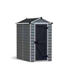 Canopia Casette Da Giardino Piccole*Skylight Casetta Da Giardino in Policarbonato 176X120X203 cm Grigio Deco