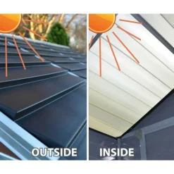 Canopia Casette Da Giardino Medie*Skylight Casetta Da Giardino in Policarbonato 154X185X217 cm Grigio