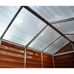 Canopia Casette Da Giardino Medie*Skylight Casetta Da Giardino in Policarbonato 154X185X217 cm Ambra