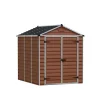 Canopia Casette Da Giardino Medie*Skylight Casetta Da Giardino in Policarbonato 229X185X217 cm Ambra