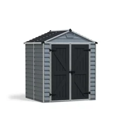 Canopia Casette Da Giardino Medie*Skylight Casetta Da Giardino in Policarbonato 154X185X217 cm Grigio Deco