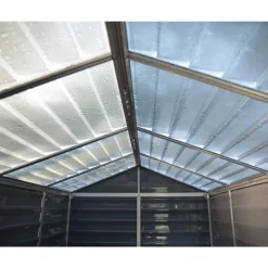 Canopia Casette Da Giardino Medie*Skylight Casetta Da Giardino in Policarbonato 229X185X217 cm Grigio Deco