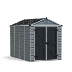 Canopia Casette Da Giardino Grandi*Skylight Casetta Da Giardino in Policarbonato 303X185X217 cm Grigio Deco