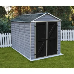 Canopia Casette Da Giardino Grandi*Skylight Casetta Da Giardino in Policarbonato 303X185X217 cm Grigio Deco