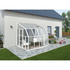 Canopia Verande*Sun Room Veranda in Policarbonato 2.7X2.7 m Bianco