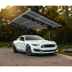 Canopia Carport*Sydney Carport in Alluminio 3 X 6 m Nero