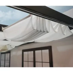 Canopia Accessori Canopia|Pergole*Tenda da Tetto Per la Pergola Stockholm 3.4X5.2 m Bianco