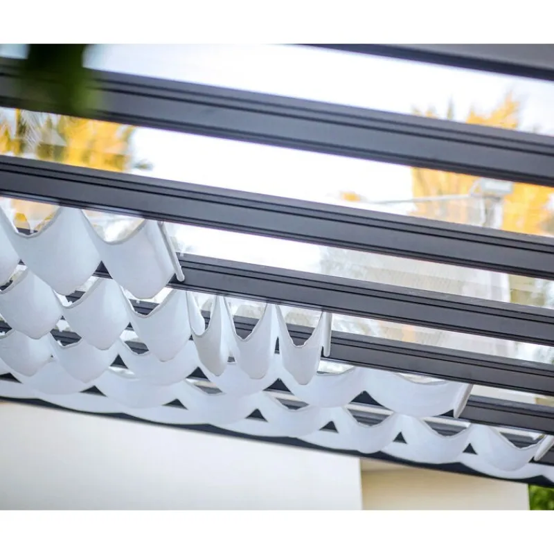 Canopia Accessori Canopia|Pergole*Tenda da Tetto Per la Pergola Stockholm 3.4X7.3 m Bianco