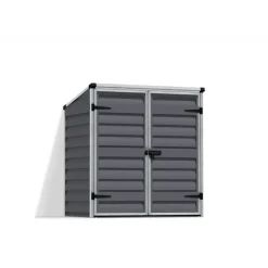 Canopia Casette Da Giardino Piccole*Voyager Casetta Da Giardino in Policarbonato 139X90X146 cm Grigio
