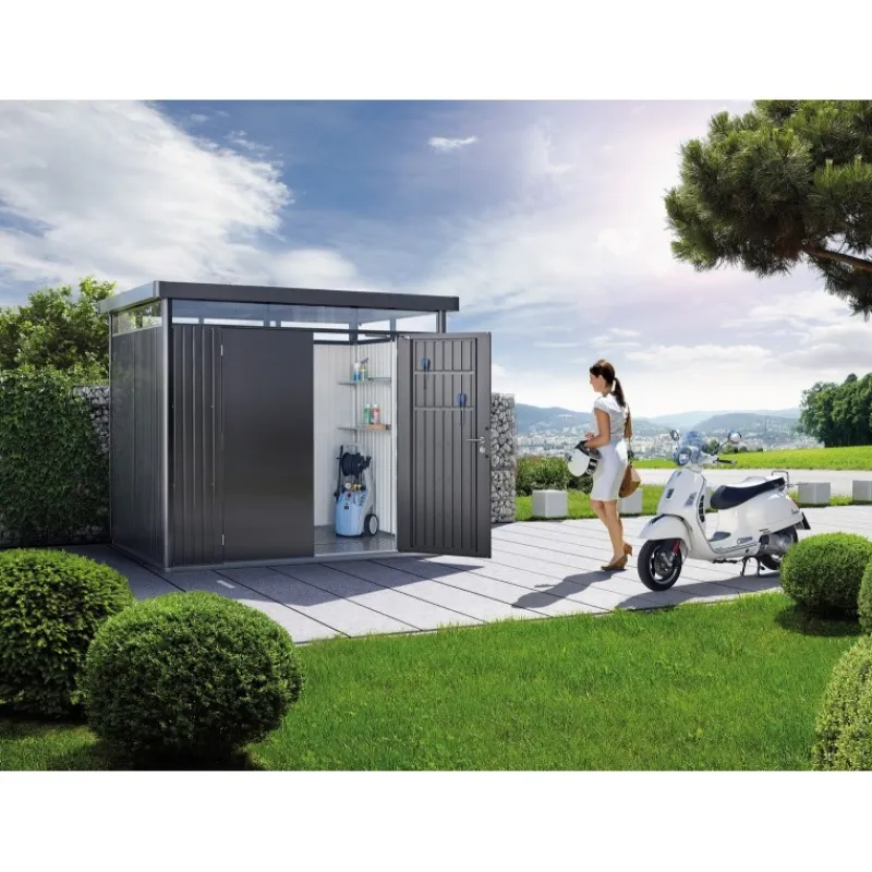 Biohort Casetta Highline Biohort In Metallo|Casette Da Giardino Grandi*Casetta da Giardino in Metallo HIGHLINE 6 con Porta a Due Battenti