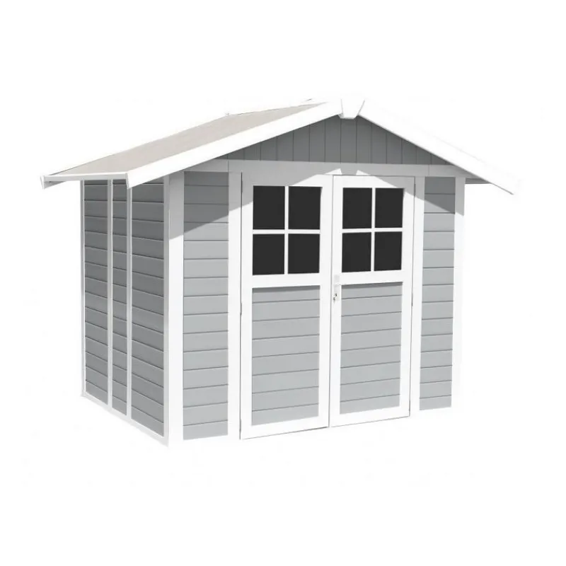 Grosfillex Casette In Resina Grosfillex|Casette Da Giardino Medie*Casetta da Giardino in Resina DECO 5 LIGHT GREY