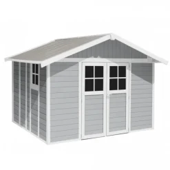Grosfillex Casette In Resina Grosfillex|Casette Da Giardino Grandi*Casetta da Giardino in Resina DECO 11 LIGHT GREY
