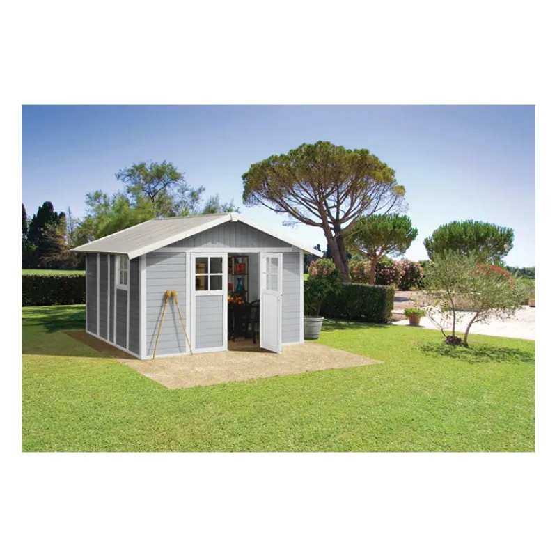 Grosfillex Casette In Resina Grosfillex|Casette Da Giardino Grandi*Casetta da Giardino in Resina DECO 11 LIGHT GREY
