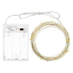 Lotti Luci Di Natale|Luci Di Natale*Catena 100 MicroLED BIANCO CALDO Luce Fissa