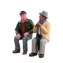 Lemax Personaggi*Chatting With Old Friends, Set Of 2 Cod. 72507